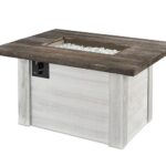 Alcott Rectangular Fire Pit Table