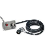 Round Drop-In Fire Pit Kit with Flame Sensing Ignition
