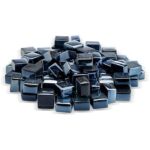 1/2 Inch Black Luster Fire Glass Cubes 2.0 - American Fire Glass