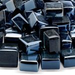 1/2 Inch Black Luster Fire Glass Cubes 2.0 - American Fire Glass