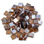 American Fireglass 1/2-Inch Fire Glass 2.0, 10 Pounds, Copper Luster