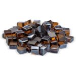 American Fireglass 1/2-Inch Fire Glass 2.0, 10 Pounds, Copper Luster