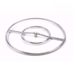 Round Stainless Steel Fire Pit Burner Ring / HPC Fire
