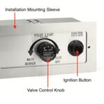 Push Button flame sensing fire pit control panel by HPC