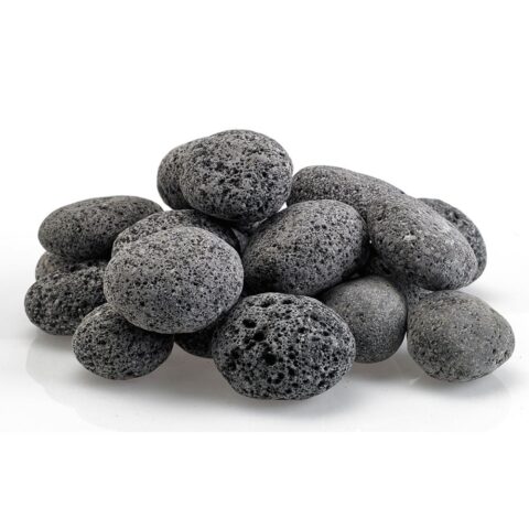 Medium sized Tumbled Lava Stone for fire pits and fireplaces