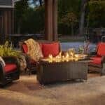 Balsam Montego Fire Pit Table 60 x 30 Inches