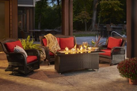 Balsam Montego Fire Pit Table 60 x 30 Inches - Image 4