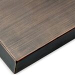 Rectangular Oil Rubbed Bronze Drop-In Fire Pit Pan Lid