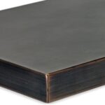 Rectangular Oil Rubbed Bronze Drop-In Fire Pit Pan Lid