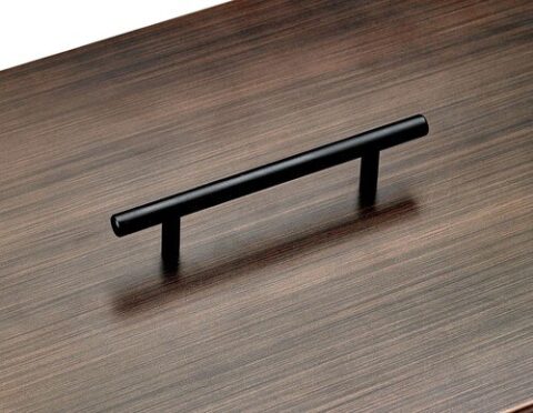 Linear Bronze Fire Pit Lid