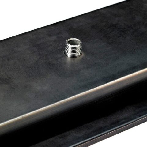 Linear Oil Rubbed Bronze Drop-In Fire Pit Pan with T Burner