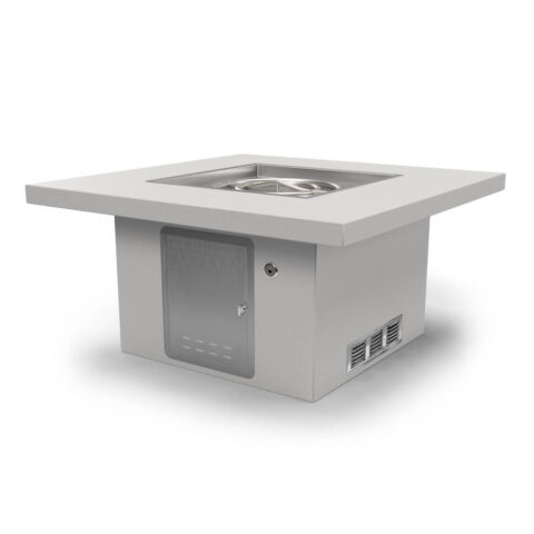 Ready-to-Finish Square Table Fire Pit Form by The Outdoor Plus