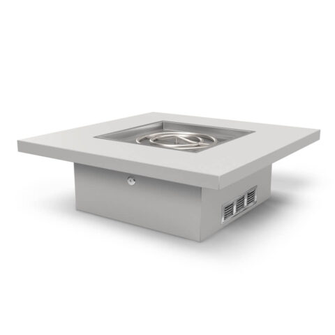 Ready-to-Finish Square Table Fire Pit Form by The Outdoor Plus