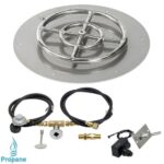 Round Flat Pan with Spark Ignition Kit