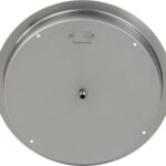 Round Stainless Steel Drop In Fire Pit Pan and Burner by American Fire Glass