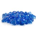 Zircon Midnight Blue Diamond Luster Fire Glass
