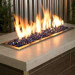Zircon Midnight Blue Diamond Luster Fire Glass