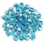 Zircon Powder Blue Luster Fire Glass - 10 lbs