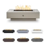 Coronado Powder Coated Metal Gas Fire Pit by The Outdoor Plus