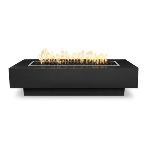 Coronado Powder Coated Metal Gas Fire Pit - Black