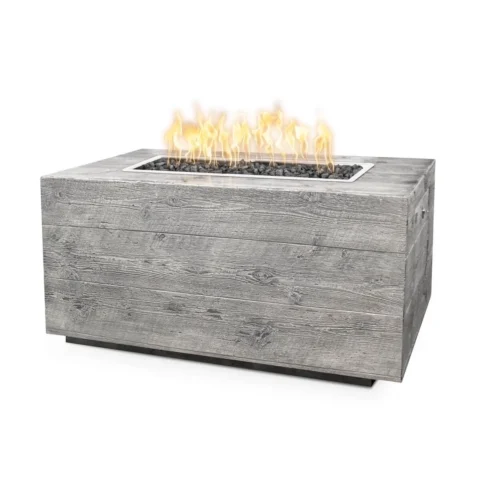 Catalina Wood Grain GRFC Gas Fire Pit - Ivory