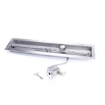 HPC Match Lit Trough Fire Pit Insert with Torpedo Burner
