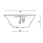 Hammered Copper Sedona Fire and Water Bowl Dimensions