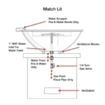 HPC Tempe Copper Fire Bowl Match Lit