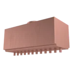 Rainfall Style Copper Scupper