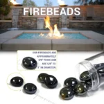 fire pit glass beads size guide