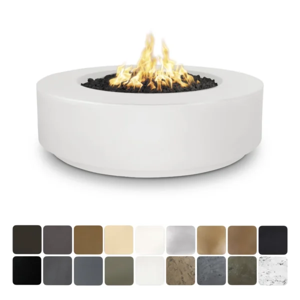 42" Florence Gas Fire Pit 12" Tall - Color Swatch