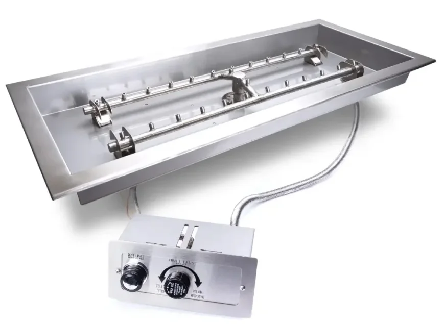 A typical Fire Pit Kit with Spark Ignition from HPC Fire