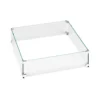 Square Glass Fire Pit Flame Guard - American Fire Products