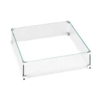 Square Glass Fire Pit Flame Guards - American Fire Products