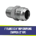 3/4-Inch Flare-MIP Tapped 1/2-Inch FIP