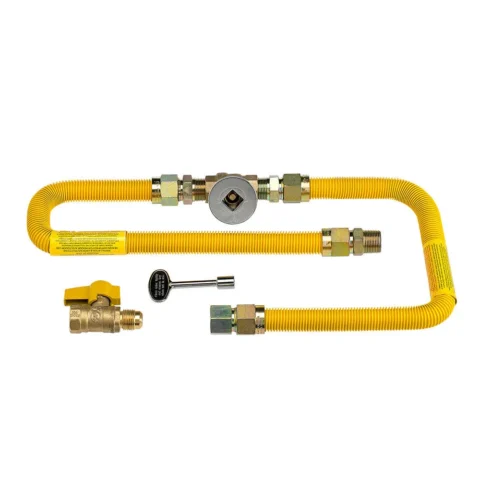 High Capacity Natural Gas Flex Line Kit for fire pits