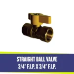 3/4-Inch Straight Ball Valve