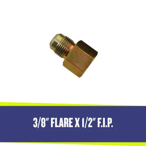3/8" Flare- 1/2" FIP