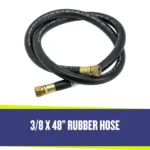 48" long - 3/8" Rubber Gas Hose