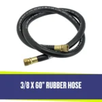 60" long - 3/8" Rubber Gas Hose