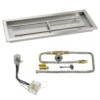 AFP AWEIS Rectangular Drop-In Fire Pit Kit - Electronic Ignition