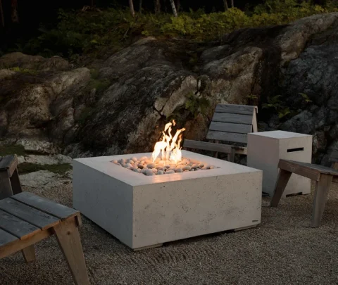 The Alea Concrete Fire Pit