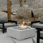 Alea Lightweight Concrete Fire Pit