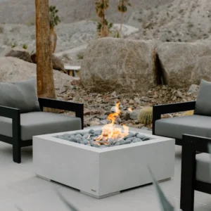 Alea Lightweight Concrete Fire Pit