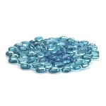 Aqua Blue Luster Fire Beads from American Fireglass