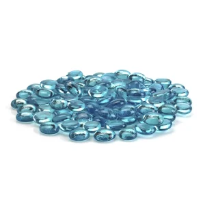 Aqua Blue Luster Fire Beads from American Fireglass