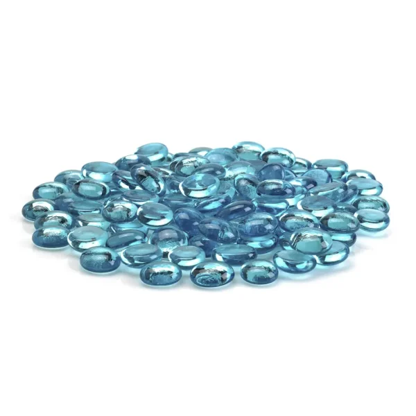 Aqua Blue Luster Fire Beads from American Fireglass