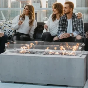 Avera Lightweight Concrete Fire Pit