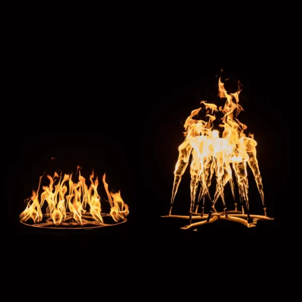 Bullet Burner Flame Height Comparison to that of a Standard Import Burner