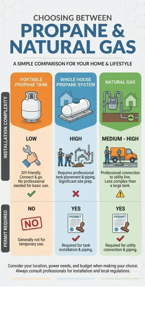 Choosing Between Propane and Natural Gas